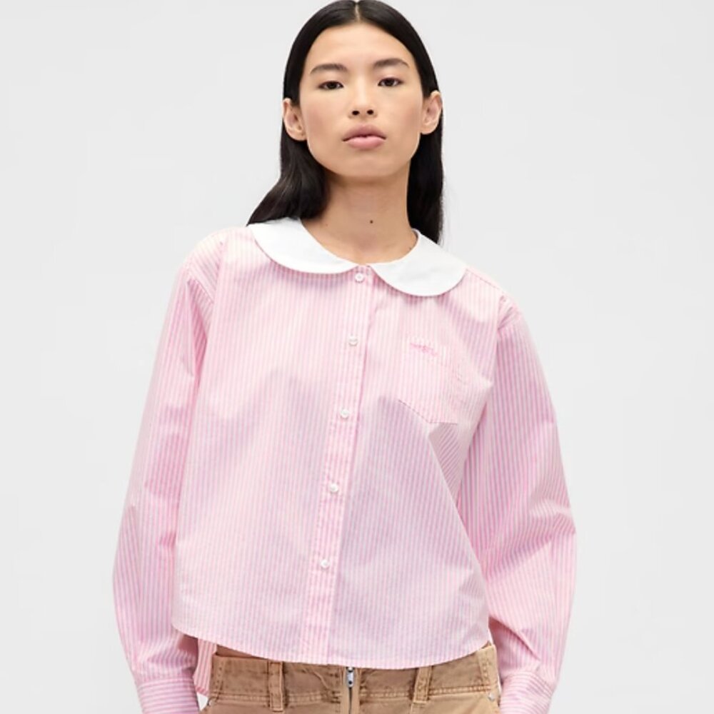 NWT Sandy Liang x Gap Poplin Oversized Shirt